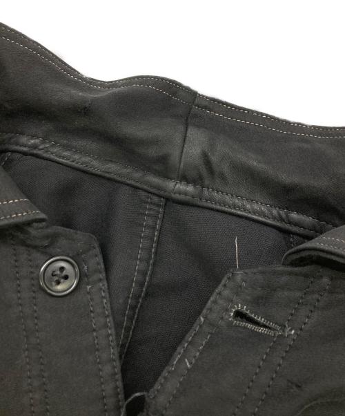 MONT ROUGE（モンルージュ）MONT ROUGE (モンルージュ) ブラックモールスキンジャケット ブラック サイズ:FREEの古着・服飾アイテム