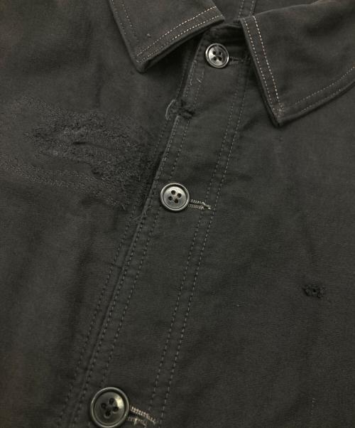 MONT ROUGE（モンルージュ）MONT ROUGE (モンルージュ) ブラックモールスキンジャケット ブラック サイズ:FREEの古着・服飾アイテム