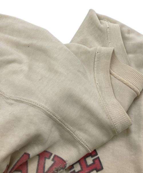 Champion（チャンピオン）Champion (チャンピオン) 70-80sフットボールTシャツ ベージュ サイズ:Mの古着・服飾アイテム