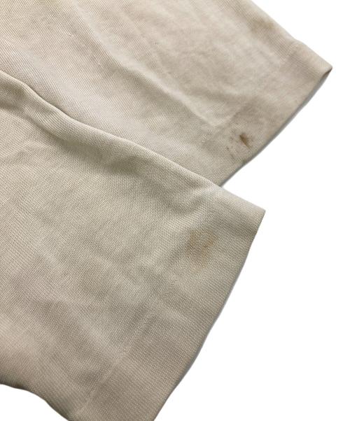 Champion（チャンピオン）Champion (チャンピオン) 70-80sフットボールTシャツ ベージュ サイズ:Mの古着・服飾アイテム