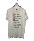 FRUIT OF THE LOOMフルーツオブザルーム）の古着「メーセージプリントTシャツ」｜ホワイト