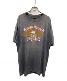 HARLEY-DAVIDSON（ハーレーダビッドソン）の古着「80s-イーグルプリントTシャツ」｜グレー