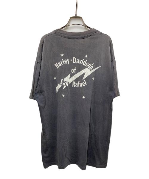 HARLEY-DAVIDSON（ハーレーダビッドソン）HARLEY-DAVIDSON (ハーレーダビッドソン) 80s-イーグルプリントTシャツ グレー サイズ:	SIZE XLの古着・服飾アイテム