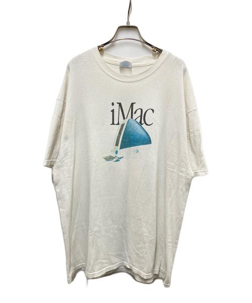 Hanes（ヘインズ）Hanes (ヘインズ) apple  I mac  企業プリントTシャツ ホワイト サイズ:	SIZE XLの古着・服飾アイテム