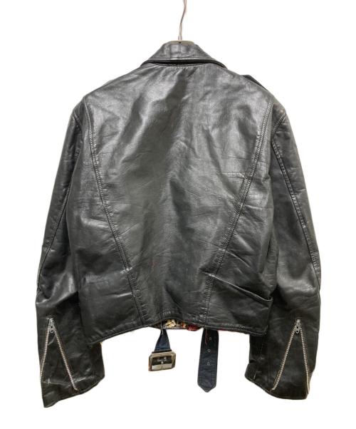 British Cycle Leathers（ブリティッシュサイクルレザーズ）British Cycle Leathers (ブリティッシュサイクルレザーズ) 70sライダースジャケット ブラック サイズ:不明の古着・服飾アイテム