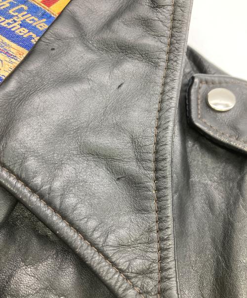 British Cycle Leathers（ブリティッシュサイクルレザーズ）British Cycle Leathers (ブリティッシュサイクルレザーズ) 70sライダースジャケット ブラック サイズ:不明の古着・服飾アイテム