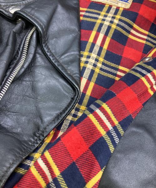British Cycle Leathers（ブリティッシュサイクルレザーズ）British Cycle Leathers (ブリティッシュサイクルレザーズ) 70sライダースジャケット ブラック サイズ:不明の古着・服飾アイテム