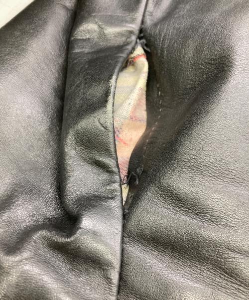 British Cycle Leathers（ブリティッシュサイクルレザーズ）British Cycle Leathers (ブリティッシュサイクルレザーズ) 70sライダースジャケット ブラック サイズ:不明の古着・服飾アイテム