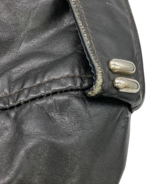 British Cycle Leathers（ブリティッシュサイクルレザーズ）British Cycle Leathers (ブリティッシュサイクルレザーズ) 70sライダースジャケット ブラック サイズ:不明の古着・服飾アイテム
