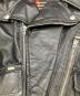 中古・古着 British Cycle Leathers (ブリティッシュサイクルレザーズ) 70sライダースジャケット ブラック サイズ:不明：20000円