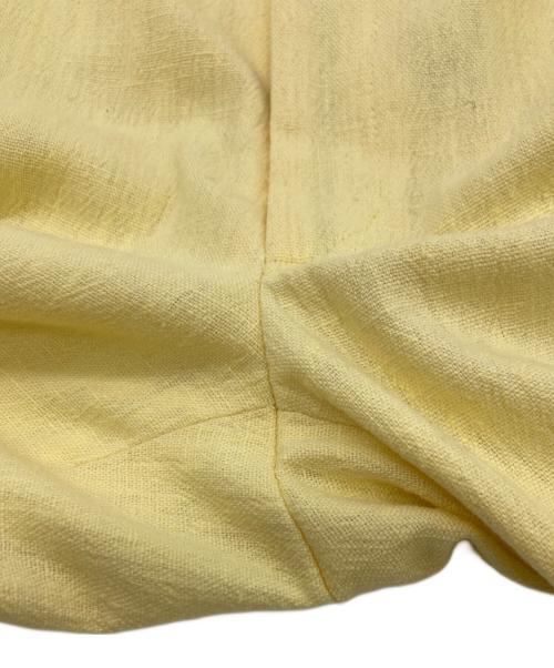 USED（ユーズド）USED (ユーズド) タックワイドパンツ イエロー サイズ:-の古着・服飾アイテム