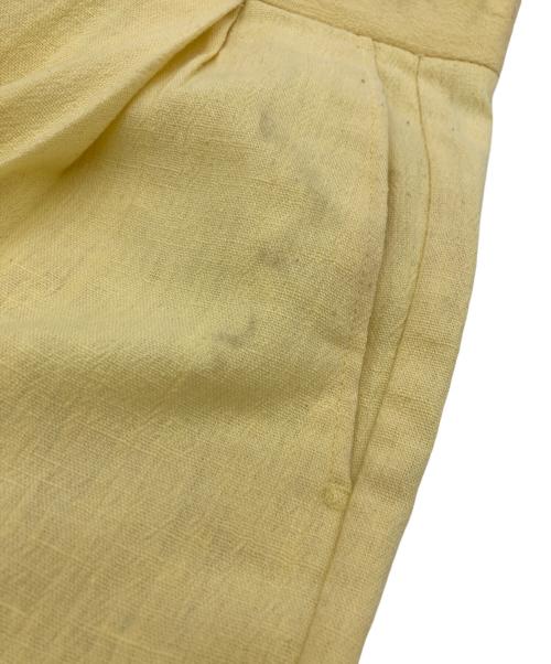 USED（ユーズド）USED (ユーズド) タックワイドパンツ イエロー サイズ:-の古着・服飾アイテム