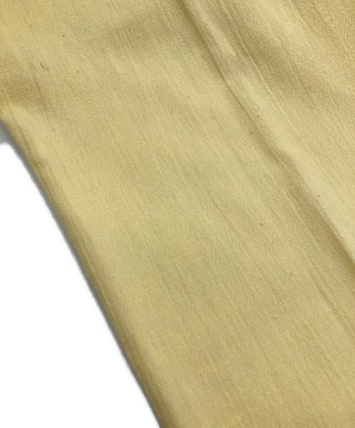 USED（ユーズド）USED (ユーズド) タックワイドパンツ イエロー サイズ:-の古着・服飾アイテム