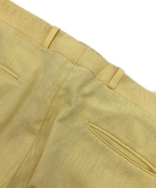 USED（ユーズド）USED (ユーズド) タックワイドパンツ イエロー サイズ:-の古着・服飾アイテム