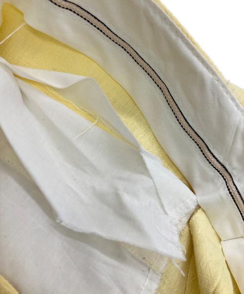 USED（ユーズド）USED (ユーズド) タックワイドパンツ イエロー サイズ:-の古着・服飾アイテム