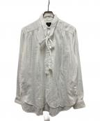 Needlesニードルズ）の古着「ascot collar edw gather shirts」｜ホワイト