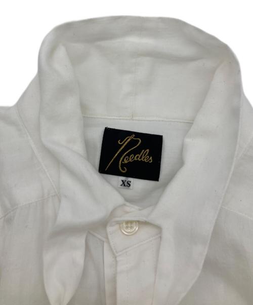 Needles（ニードルズ）Needles (ニードルズ) ascot collar edw gather shirts ホワイト サイズ:XSの古着・服飾アイテム