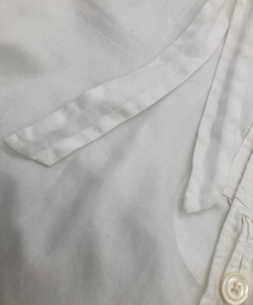 Needles（ニードルズ）Needles (ニードルズ) ascot collar edw gather shirts ホワイト サイズ:XSの古着・服飾アイテム
