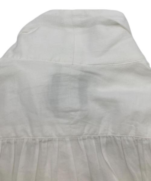 Needles（ニードルズ）Needles (ニードルズ) ascot collar edw gather shirts ホワイト サイズ:XSの古着・服飾アイテム