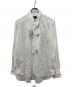 Needles（ニードルズ）の古着「ascot collar edw gather shirts」｜ホワイト