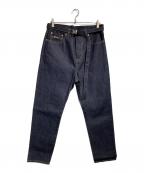 sacaiサカイ）の古着「Belted denim pants/ベルテッドデニムパンツ」｜インディゴ