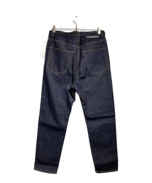 sacai（サカイ）sacai (サカイ) Belted denim pants/ベルテッドデニムパンツ インディゴ サイズ:2の古着・服飾アイテム