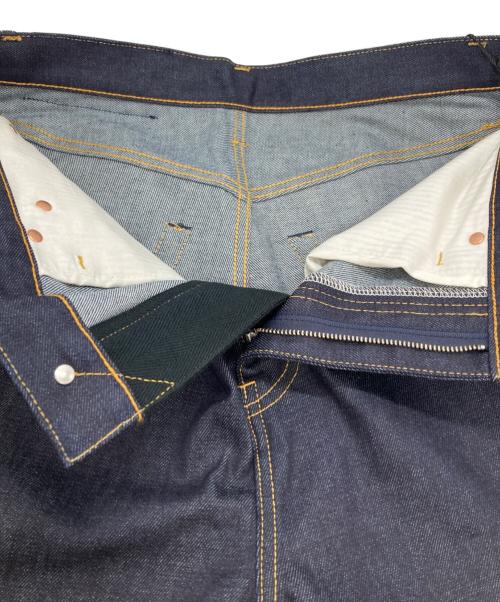 sacai（サカイ）sacai (サカイ) Belted denim pants/ベルテッドデニムパンツ インディゴ サイズ:2の古着・服飾アイテム