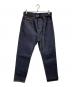 sacai（サカイ）の古着「Belted denim pants/ベルテッドデニムパンツ」｜インディゴ