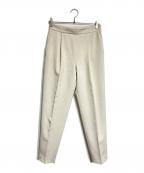 BALLSEYボールジィ）の古着「ドライダブルクロス フロントタックテーパードパンツ/Dry Double-Cloth Front-Tuck Tapered Pants」｜ホワイト