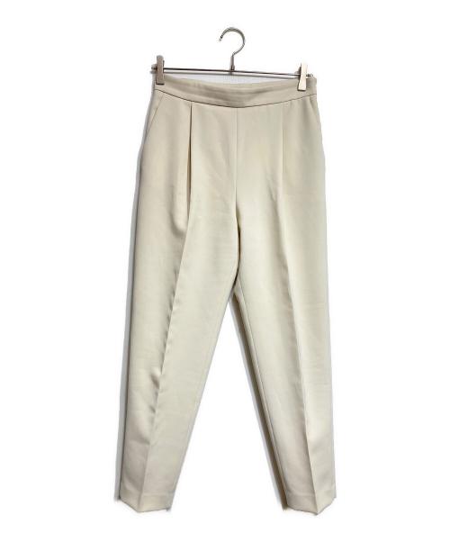 BALLSEY（ボールジィ）BALLSEY (ボールジィ) ドライダブルクロス フロントタックテーパードパンツ/Dry Double-Cloth Front-Tuck Tapered Pants ホワイト サイズ:36の古着・服飾アイテム
