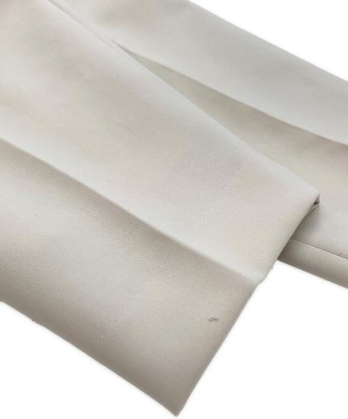 BALLSEY（ボールジィ）BALLSEY (ボールジィ) ドライダブルクロス フロントタックテーパードパンツ/Dry Double-Cloth Front-Tuck Tapered Pants ホワイト サイズ:36の古着・服飾アイテム