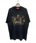 HARRY POTTERハリーポッター）の古着「Goblet of Fire  ムービープリントTシャツ」｜ブラック