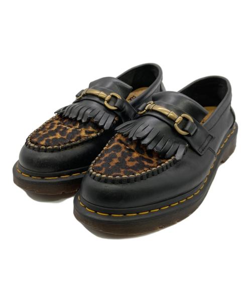 Dr.Martens（ドクターマーチン）Dr.Martens (ドクターマーチン) エイドリアン ハラコタッセルローファー ブラック サイズ:SIZE UK7(26cm)の古着・服飾アイテム