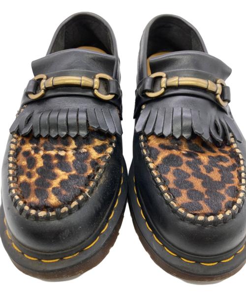 Dr.Martens（ドクターマーチン）Dr.Martens (ドクターマーチン) エイドリアン ハラコタッセルローファー ブラック サイズ:SIZE UK7(26cm)の古着・服飾アイテム
