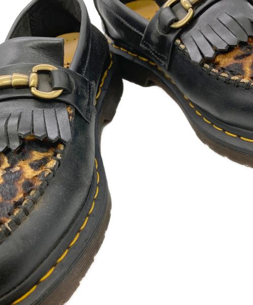 Dr.Martens（ドクターマーチン）Dr.Martens (ドクターマーチン) エイドリアン ハラコタッセルローファー ブラック サイズ:SIZE UK7(26cm)の古着・服飾アイテム