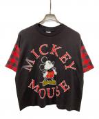 MICKEY&COミッキーアンドカンパニー）の古着「キャラクターTシャツ」｜ブラック