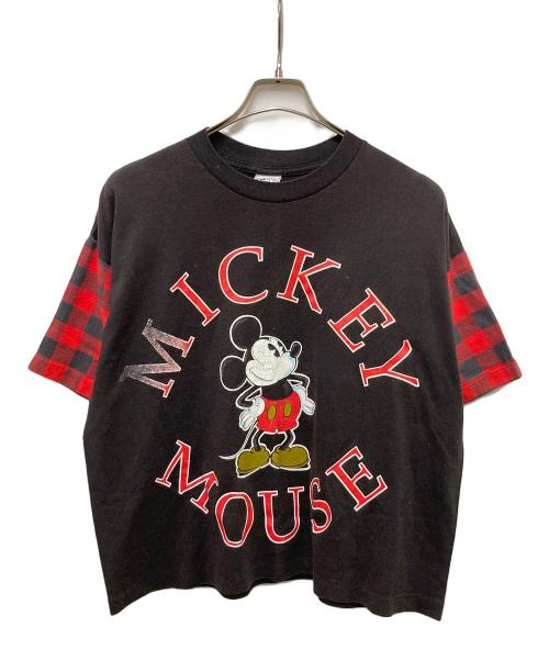 MICKEY&CO（ミッキーアンドカンパニー）MICKEY＆CO (ミッキー アンド コー) キャラクターTシャツ ブラック サイズ:不明の古着・服飾アイテム