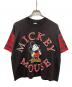 MICKEY＆CO（ミッキー アンド コー）の古着「キャラクターTシャツ」｜ブラック