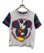 MICKEY&COミッキーアンドカンパニー）の古着「キャラクターTシャツ」｜グレー