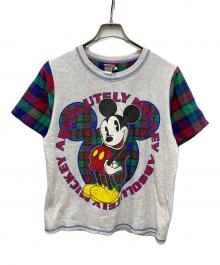 MICKEY&CO（ミッキーアンドカンパニー）の古着「キャラクターTシャツ」｜グレー