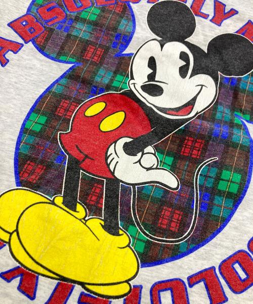 MICKEY&CO（ミッキーアンドカンパニー）MICKEY＆CO (ミッキーアンドカンパニー) キャラクターTシャツ グレー サイズ:Mの古着・服飾アイテム