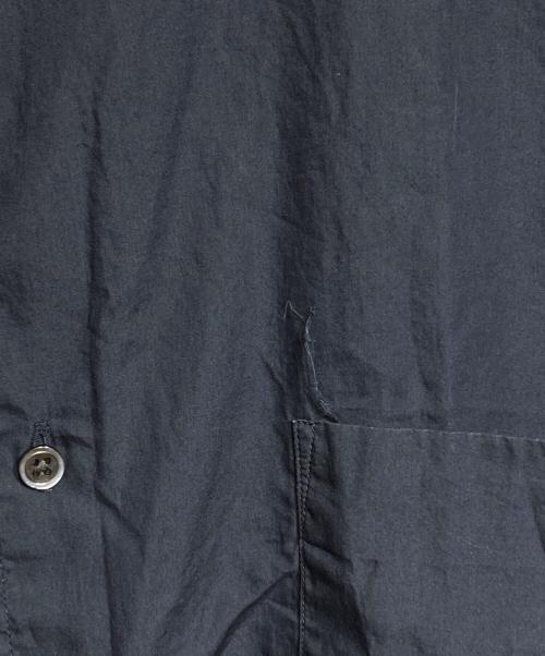 Graphpaper（グラフペーパー）Graphpaper (グラフペーパー) Broad Oversized S/S Regular Collar Shirt/ブロード オーバーサイズ 半袖レギュラーカラーシャツ ネイビー サイズ:Freeの古着・服飾アイテム