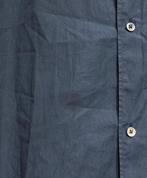 Graphpaper（グラフペーパー）Graphpaper (グラフペーパー) Broad Oversized S/S Regular Collar Shirt/ブロード オーバーサイズ 半袖レギュラーカラーシャツ ネイビー サイズ:Freeの古着・服飾アイテム