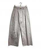Toironierトワロニエ）の古着「2Tuck CHINO Pants/2タックチノパンツ」｜パープル