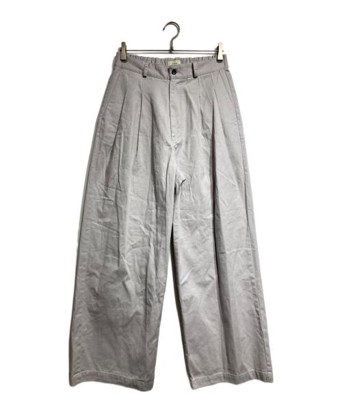 Toironier（トワロニエ）Toironier (トワロニエ) 2Tuck CHINO Pants/2タックチノパンツ パープル サイズ:2の古着・服飾アイテム