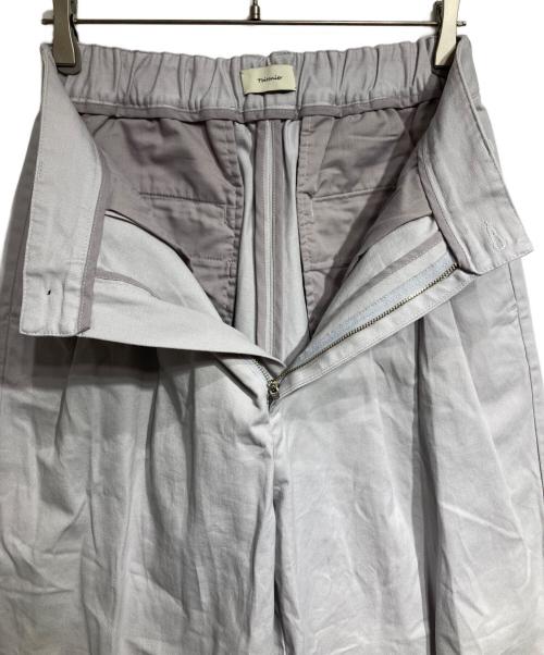 Toironier（トワロニエ）Toironier (トワロニエ) 2Tuck CHINO Pants/2タックチノパンツ パープル サイズ:2の古着・服飾アイテム