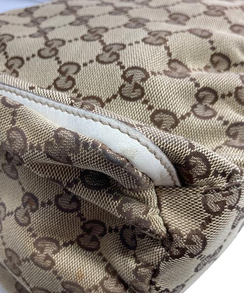 GUCCI（グッチ）GUCCI (グッチ) アビー GGキャンバスワンショルダーバッグ ベージュの古着・服飾アイテム