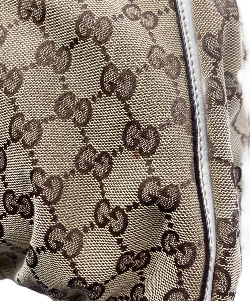 GUCCI（グッチ）GUCCI (グッチ) アビー GGキャンバスワンショルダーバッグ ベージュの古着・服飾アイテム
