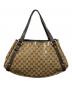 GUCCI（グッチ）の古着「GGクリスタル トートバッグ」｜ブラウン
