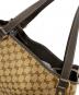 中古・古着 GUCCI (グッチ) GGクリスタル トートバッグ ブラウン：70000円